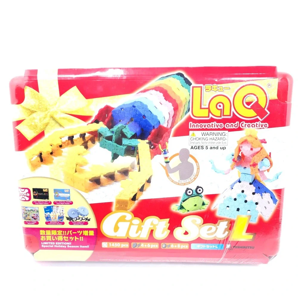 LaQ  Educational Block Toy Innovative & Creative Gift Set L, 2010, 1474pcs New‎